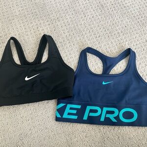 Nike Kids Sports Bras - Black and Navy